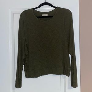 Madewell Cropped Long Sleeve Tee